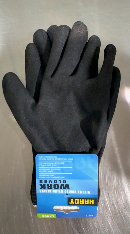 Hardy Nitrile Dipperd Work Gloves